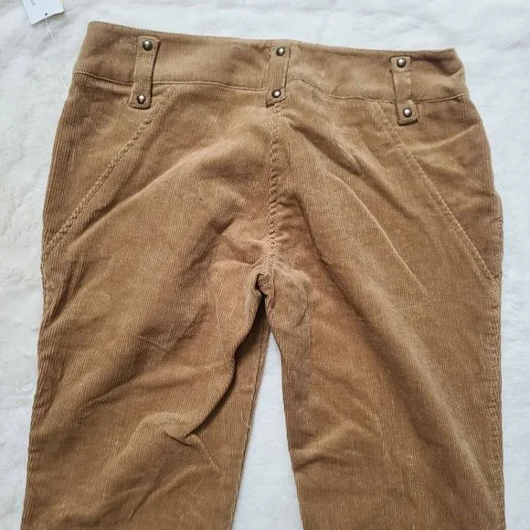 Vintage Illig Raver Pants, EXTREMELY RARE, Corduroy, Tan, Bell Bottom, Buttons